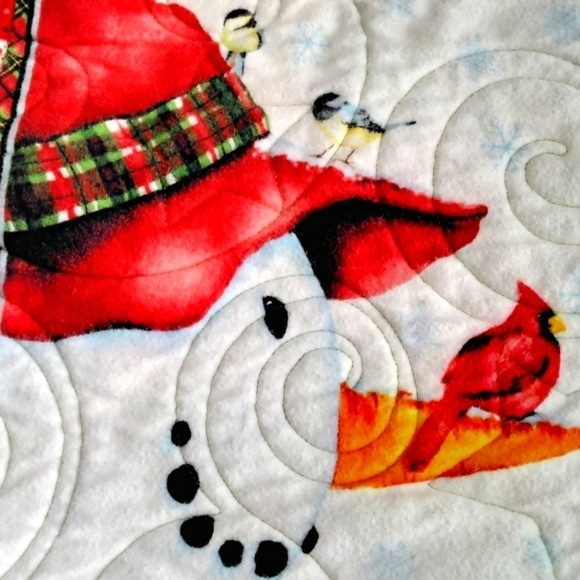 Winter Holidays Quilt / Crib /Lap/Floor - Picture 4 of 9